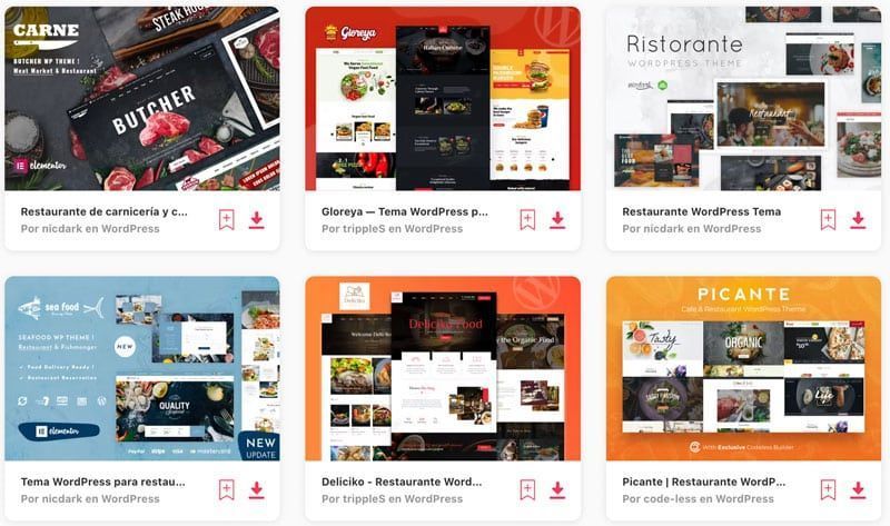 Plantillas web WordPress