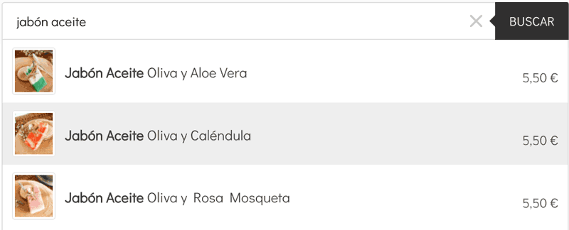 Buscador productos WooCommerce