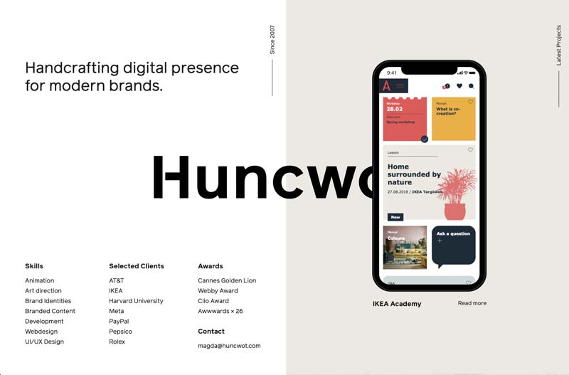 Diseño Web con pantalla dividida