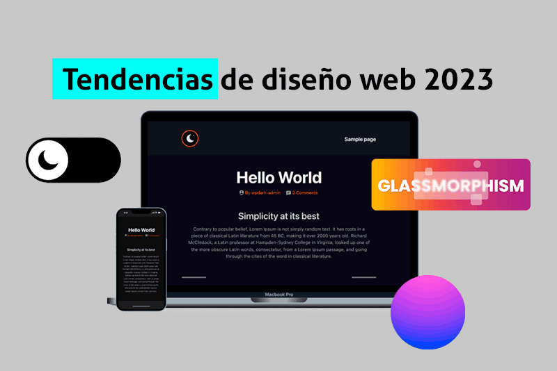 Tendencias de diseño web para 2023