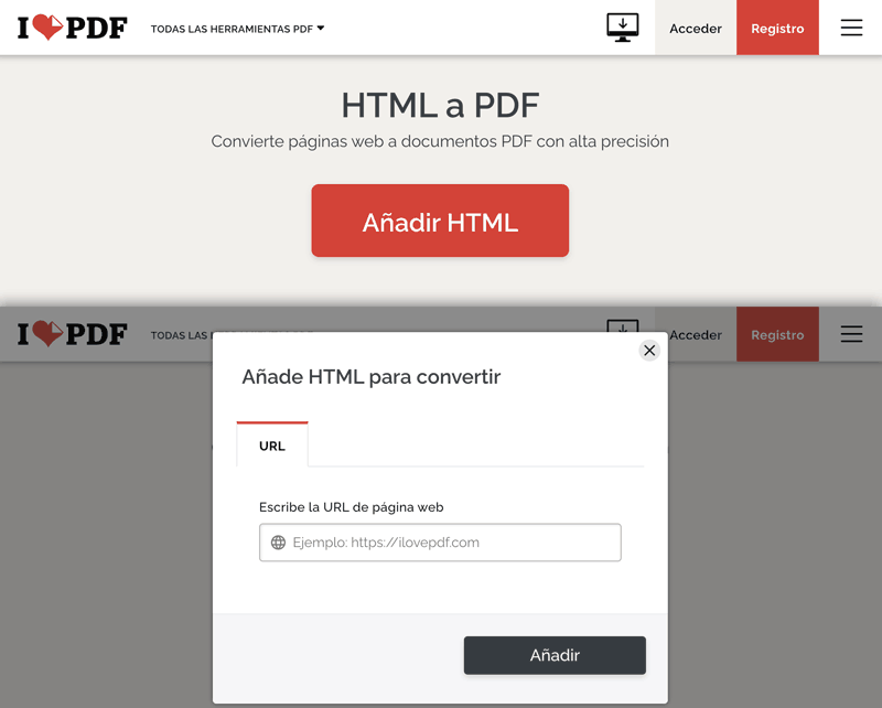 I Love PDF -hmtl a pdf-