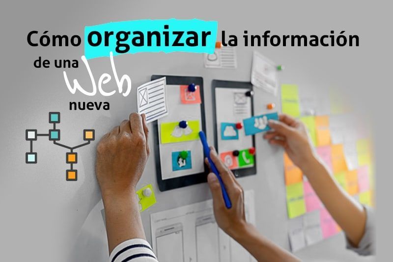 Cómo organizar los contenidos de una web nueva