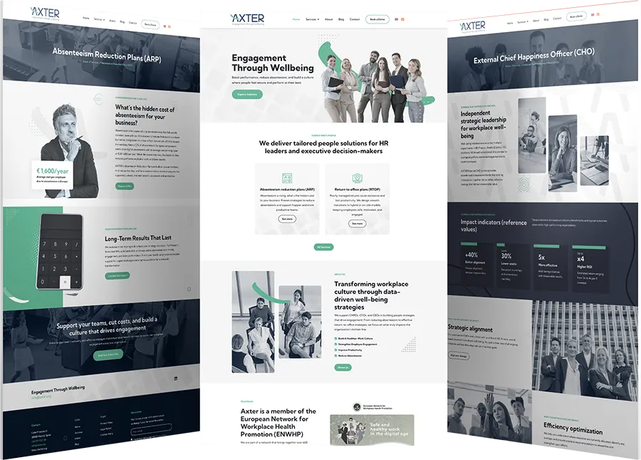 Resultado de servicio diseño web WordPress
