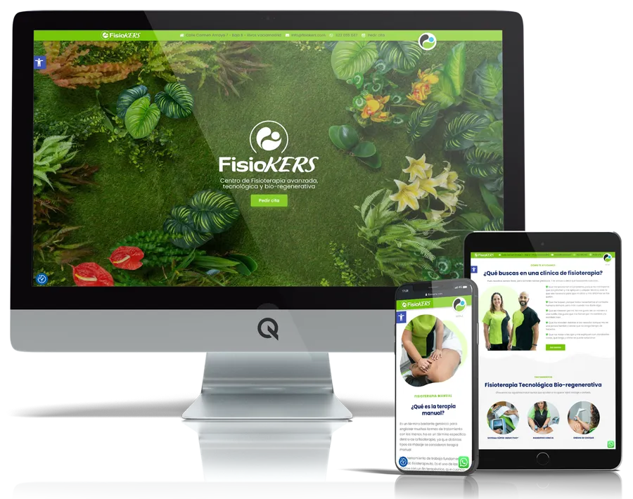 Diseño web fisioterapia Rivas