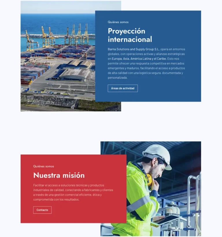 Detalle de interfaz del proyecto web BSS grupo