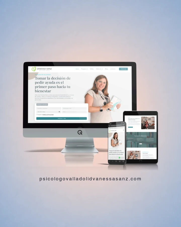 Vanessa Sanz — Diseño web en dispositivos
