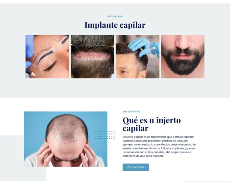 Detalle de interfaz del proyecto web Clínica Bruder