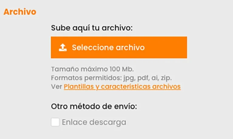 Detalle de interfaz del proyecto web Digigran
