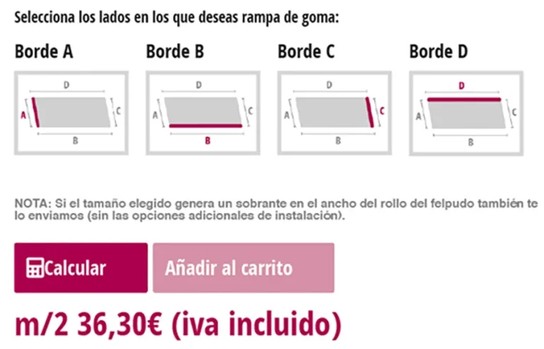 Detalle de interfaz del proyecto web Felpu2 Raizma