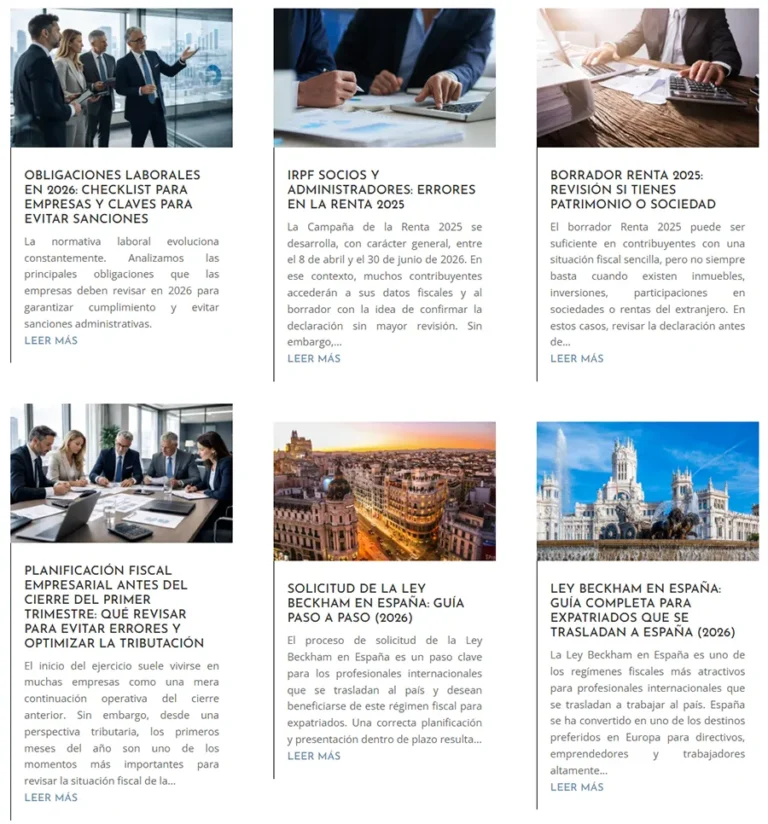 Detalle de interfaz del proyecto web Godia Asesores Tributarios