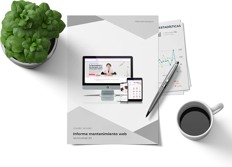 Informe de mantenimiento web mensual