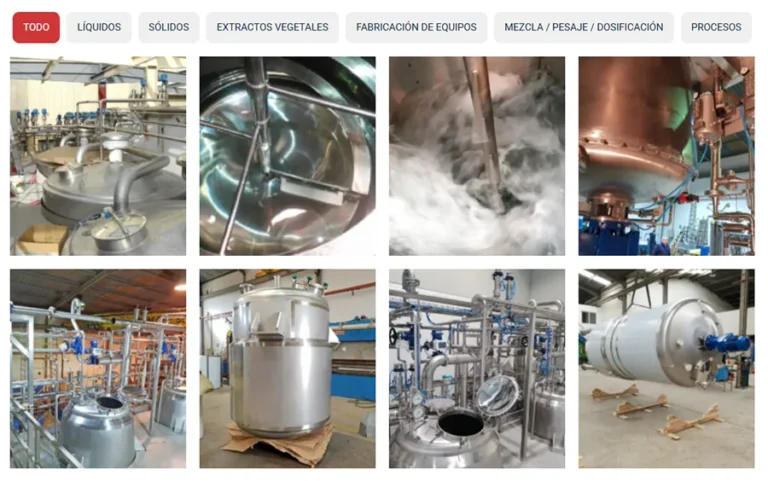 Detalle de interfaz del proyecto web Jeh SL