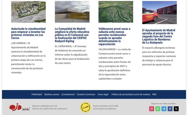 Detalle de interfaz del proyecto web Nuevo Sureste