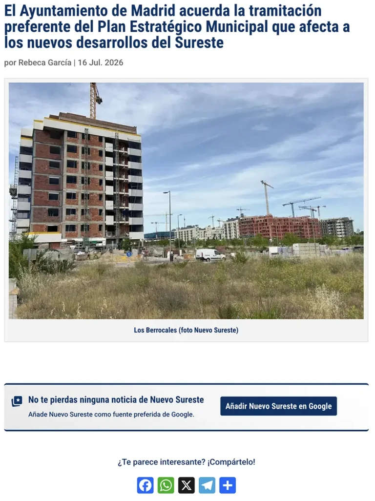 Detalle de interfaz del proyecto web Nuevo Sureste