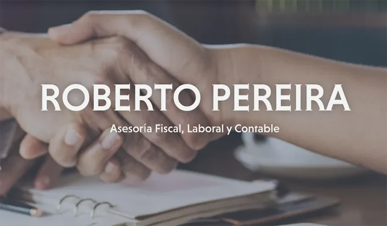 Detalle de interfaz del proyecto web Roberto Pereira