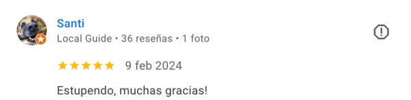 Testimonio de cliente del proyecto web Oli Areté