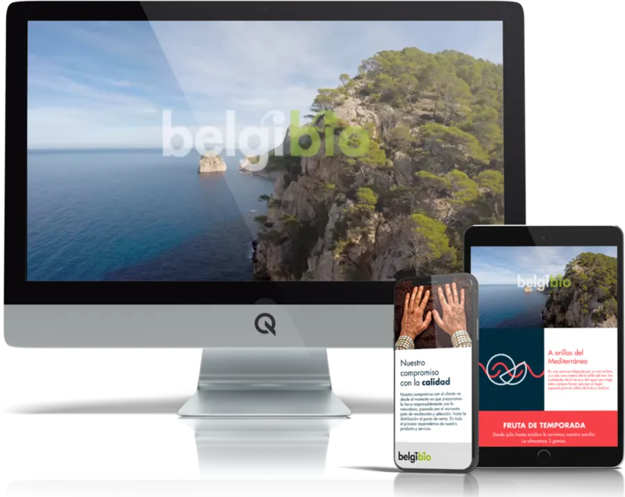 Diseño responsive del proyecto web Belgi Bio