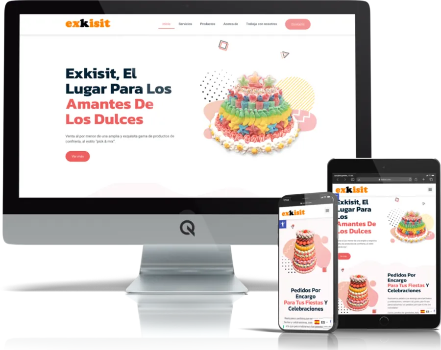 Diseño responsive del proyecto web Exkisit