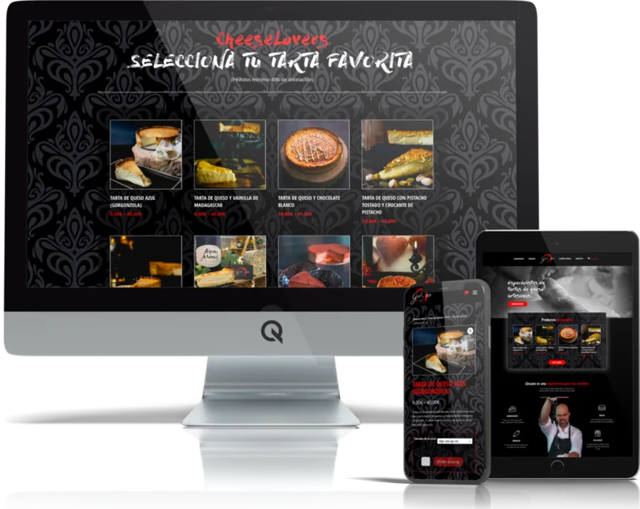 Diseño responsive del proyecto web Giosam Foodart