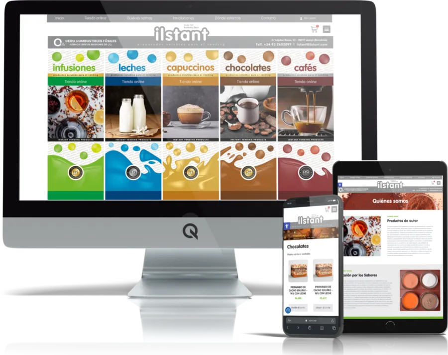 Diseño responsive del proyecto web Ilstant