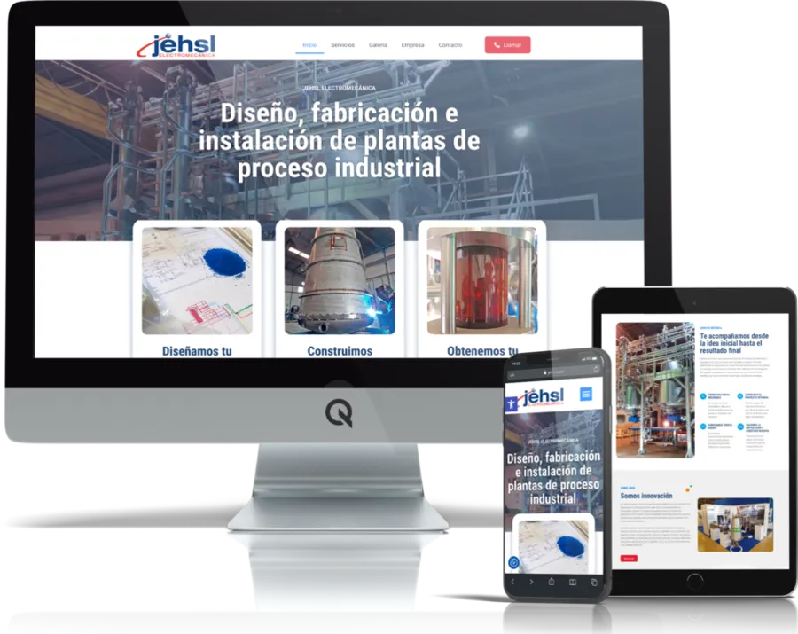 Diseño responsive del proyecto web Jeh SL