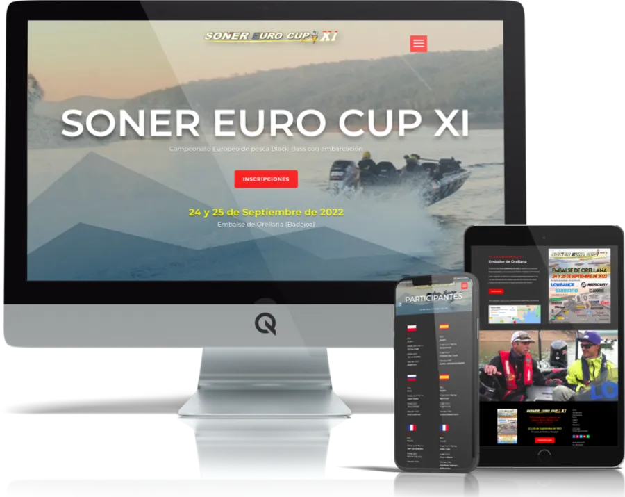 Diseño responsive del proyecto web Soner Euro Cup