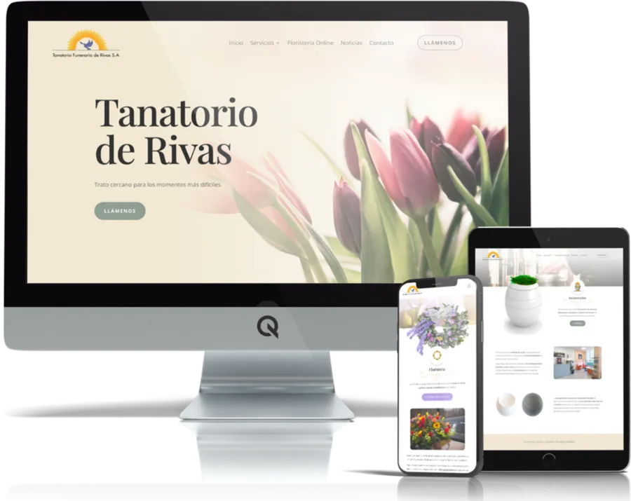 Diseño responsive del proyecto web Funeraria Rivas