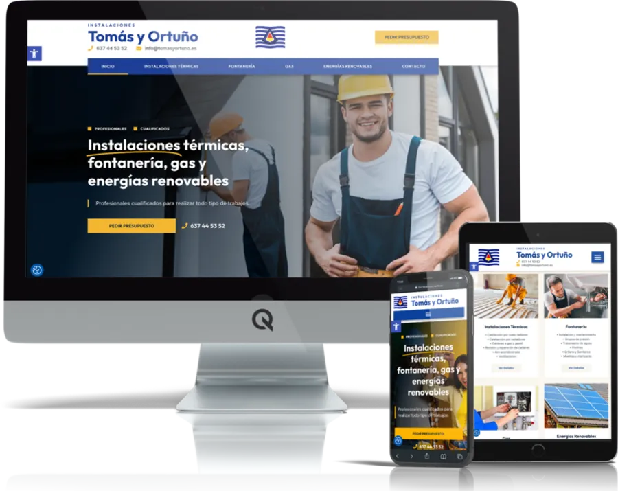 Diseño responsive del proyecto web Tomás y Ortuño